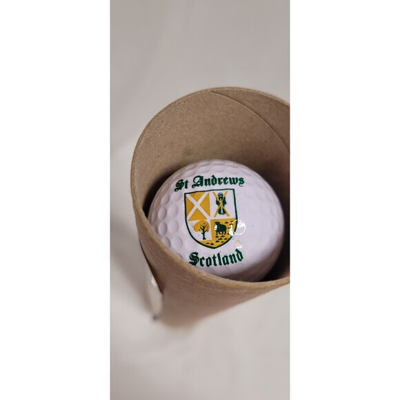 NEW St. Andrews Scotland Six (6) Golf Balls with Crest - Gift Souvenir Tube Box - Picture 4 of 5